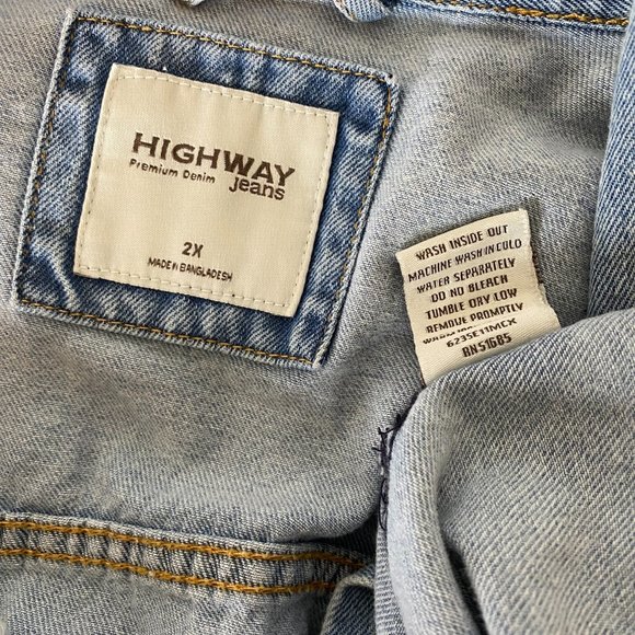 Long Distressed Jeans Jacket - Picture 7 of 8